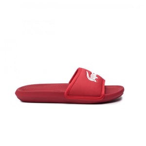 Lacoste Croco Slide 119 3 CMA Mens Red Sliders
