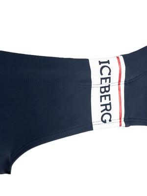 Iceberg Badehose Brief Herren dunkelblau