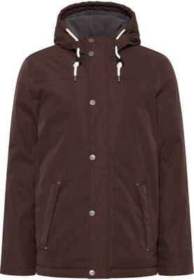ICEBOUND Wattierte Winterjacke Herren Dunkelbraun