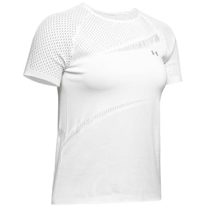 Under Armour Womens Warrior Strick kurzarm T-Shirt Weiß 1328290 112