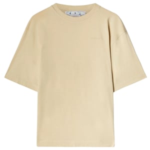 Off-White Scribble Carry Over Skate Fit T-Shirt in Elfenbeinbeige