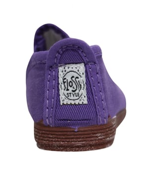 Kinderstil Kinder lila Plimsolls