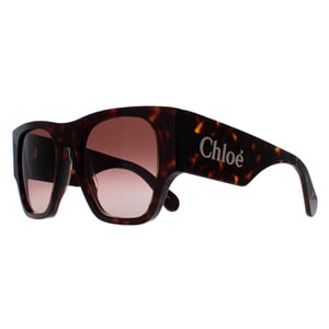 Chloe Square Womens Dark Havana Braun Gradient CH0233S
