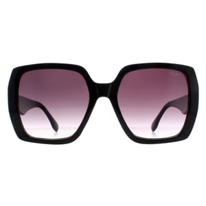 Atum Zouk C1 glänzende schwarze rauchgraue Sonnenbrille mit Farbverlauf