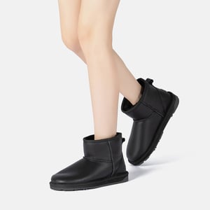 EVER AU Damen Emu Nappa Mini Klassische Stiefel