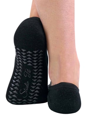 2 Paar Damen Anti-Rutsch-Griff unsichtbar Pilates Yoga Socken mit Riemen