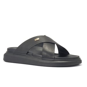 Sandalen „Leanna“ aus Nappaleder in Schwarz
