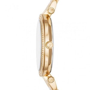 Michael Kors MK3430 Darci Crystal Gold Ton Edelstahl Damenuhr
