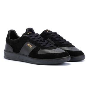 Boss Brandon Wildleder Herren Schwarze Sneaker