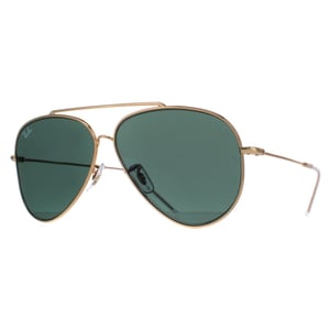 Ray-Ban Aviator Unisex Gold Grün RB0101S Zurück