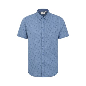 Mountain Warehouse - "Preston Illustration" Hemd für Herren (Blau)