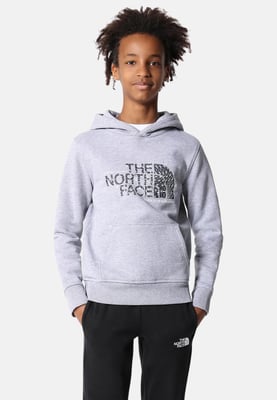The North Face Kinder Drew Peak Overhead Hoodie in grau