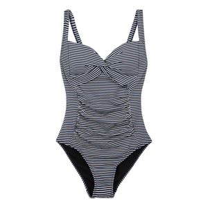 Regatta - Badeanzug Bauch-Kontrolle für Damen (Marineblau/Weiß)