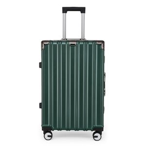 Hartschalenkoffer Grün Set Robustes 8-Rollen-Gepäck Kabinenkoffer