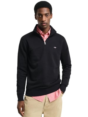 Gant | Herren gesticktes Schild halbe Zip Sweatshirt