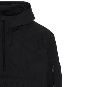 Windjacke mit Kapuze und Lanvin-Logo