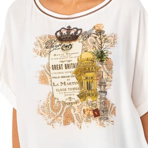 Damen Kurzarm-T-Shirt mit Rundhalsausschnitt LWRE32