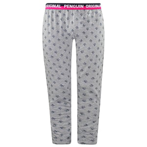 Original Penguin Aop Pete Mens Grey Lounge Pyjamas Bottoms
