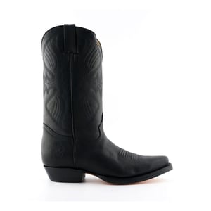 Schwarze Cowboy-Lederstiefel für Herren von Grinders – Louisiana