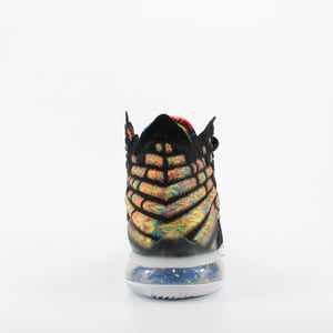 Nike Lebron XVII Schwarzes Textil Unisex Schnürsenkrainer BQ3178 005