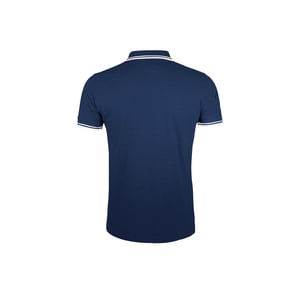 SOLS - Polo manches courtes PASADENA - Homme (Bleu marine/blanc)