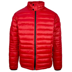 Plein Sport Schlichte gepolsterte rote Jacke
