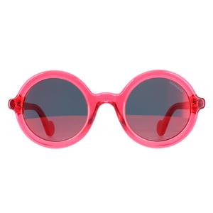 Moncler Runde Womens glänzend Fuchsia lila Gradient gespiegelt ML0005