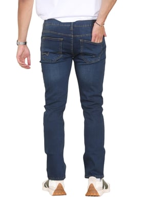 MYT Herren-Jeans mit geradem Bein, Hyper-Stretch-Denim in Dunkelblau