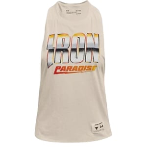 Under Armor Project Rock Womens Iron Tanpop Top