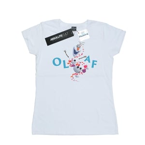 Disney - "Frozen 2 Olaf Leaf Jump" T-Shirt für Damen (Weiß)
