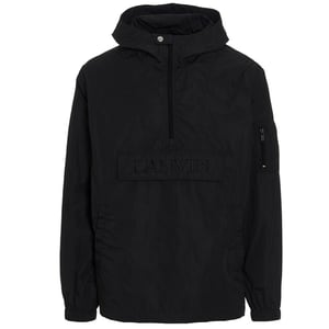 Windjacke mit Kapuze und Lanvin-Logo