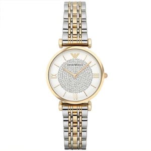 Emporio Armani AR8031 Damenuhr T-Bar Gianni zweifarbig