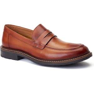 Base London Ivey Herren Mokassins aus gebranntem Tan-Leder