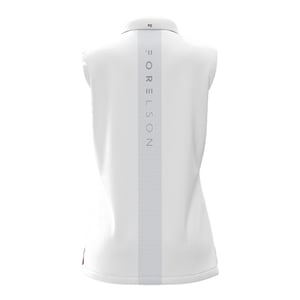 Forelson - "Stow" Poloshirt für Damen Ärmellos (Weiß)