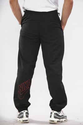 Nike Air Herren Light Weight Woven Track Pants Schwarz