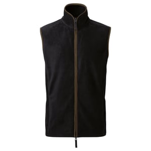 Premier - "Artisan" Weste für Herren (Schwarz/Braun)