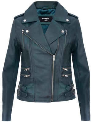 Damen Leder Brando Bikerjacke-Loddon