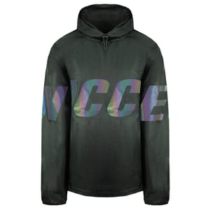 Nicce Long Sleeve Pullover Schwarze Herren reflektierende Kiefer Poncho 201 1 01 04 0088