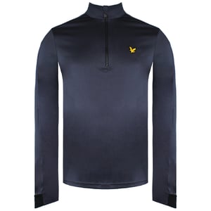 Lyle & Scott Long Sleeve 1/4 Zip Up Navy Ventech Golf Mens Midlayer ML1240G Z807