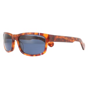 Moncler Rechteck Herren Havanna blau Sonnenbrille