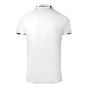 Cavalli Class Zwillings-Tipp-Kragen Weißes Poloshirt