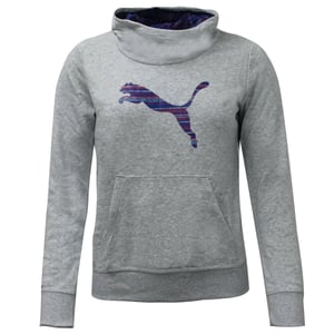 Puma Fun td Grey Junior -Kapuze -Schweiß