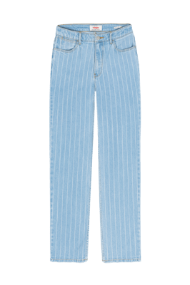 Wrangler gerade Croptone Streifen Jeans
