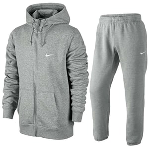 Ensemble de survêtement complet Nike Club Fleece pour homme Gris