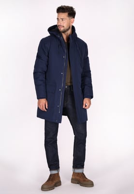 Dreimaster Winterparka Herren dunkelmarin