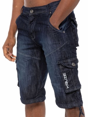 Kruze Herren Cargo Combat Shorts