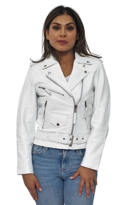 Damen-Bikerjacke aus Brando-Leder aus Rindsleder – Murcia