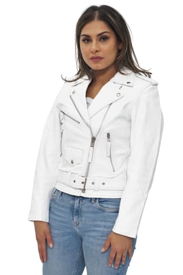 Damen-Bikerjacke aus Brando-Leder aus Rindsleder – Murcia