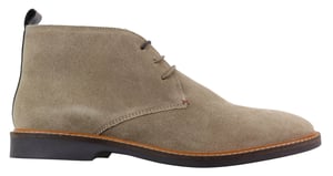 Herren-Chukka-Stiefel aus sandfarbenem Wildleder zum Schnüren