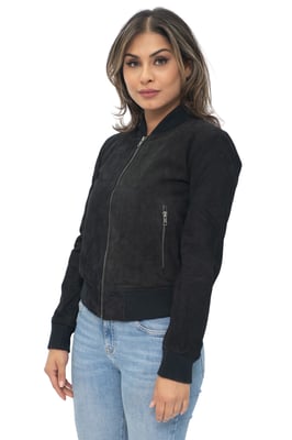 Damen MA-1 Wildleder Bomberjacke-Arnhem